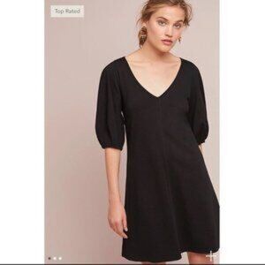 New Anthropologie Velvet by Graham & Spencer Andalusia Balloon-Sleeved Dress XS